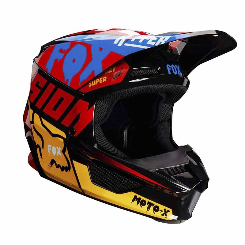 YTH V1 CZAR HELMET (BLK/ YLW) / 14070