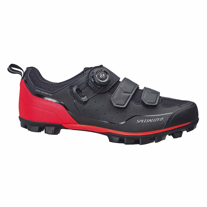 COMP MTB SHOE BLK/RKTRED / 14170