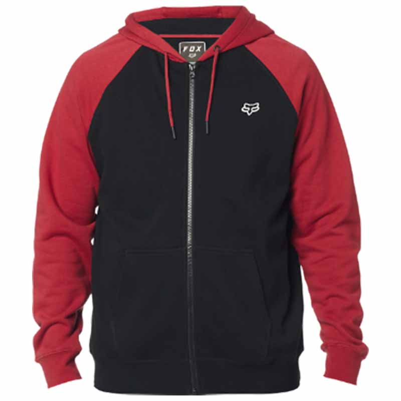 LEGACY ZIP FLEECE (BLK/RD) / 14275