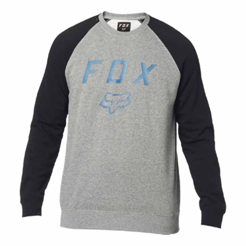 LEGACY CREW FLEECE (BLK/GRY) / 14279