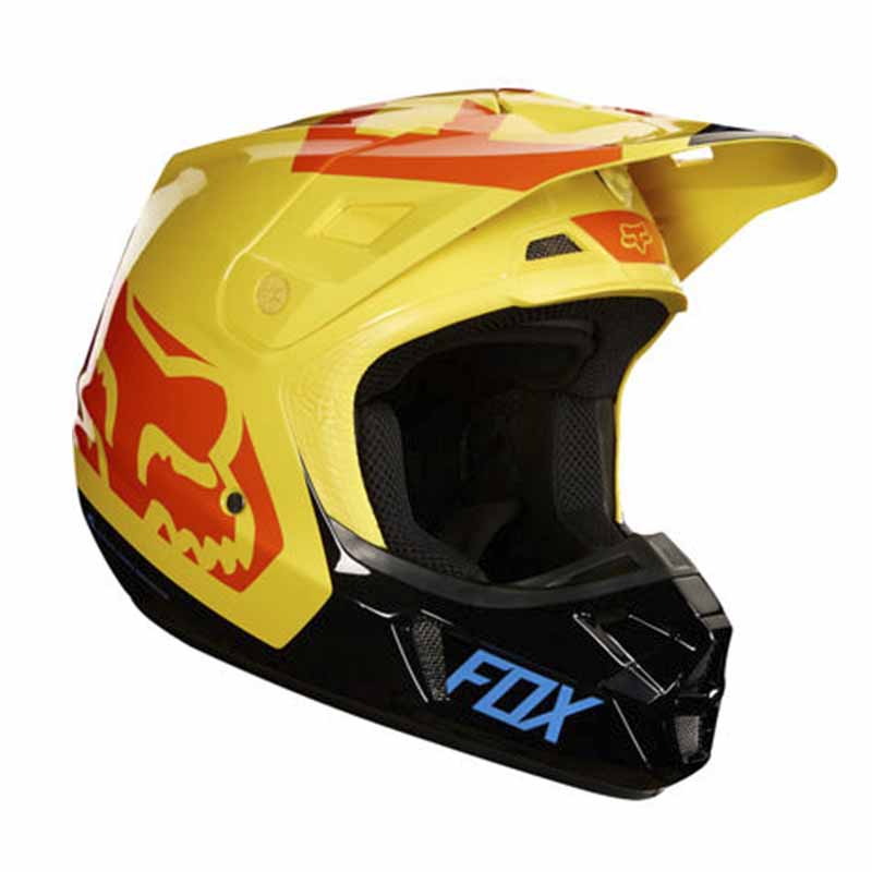 V2 PREME HELMET (BLK/YLW) / 14285