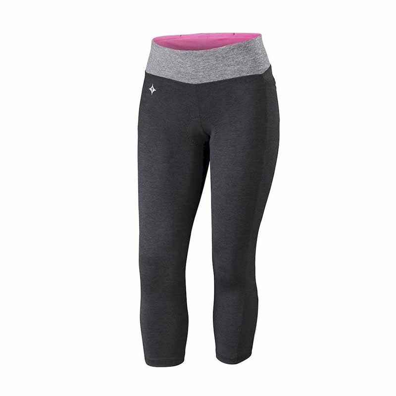 SHASTA 3/4 CYCLING TIGHT WMN BLK HTHR / 14396